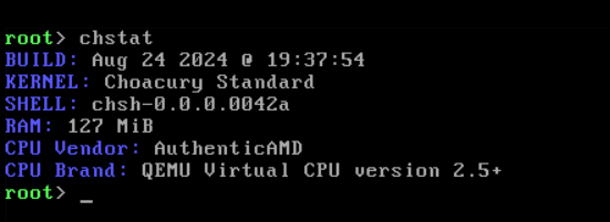 Chstat command